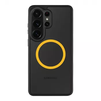 Tactical Back Cover MagForce Hyperstealth 2.0 for Samsung Galaxy S26 Ultra, Black/Yellow