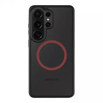Tactical Back Cover MagForce Hyperstealth 2.0 for Samsung Galaxy S26 Ultra, Black/Red