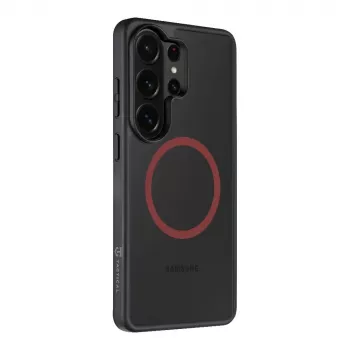 Tactical Back Cover MagForce Hyperstealth 2.0 for Samsung Galaxy S26 Ultra, Black/Red