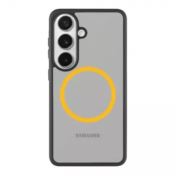 Tactical Back Cover MagForce Hyperstealth 2.0 for Samsung Galaxy S26, Black/Yellow