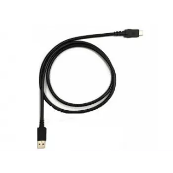 Zebra EVM USB-C to USB-A Communications and Charging Cable, 1m, Black