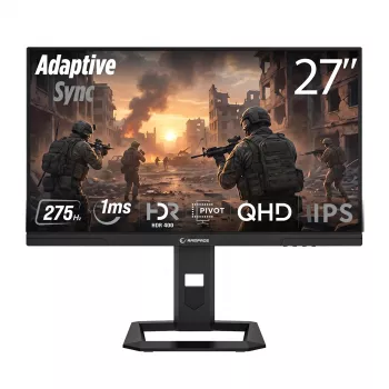 Rampage Slice 27 inch QHD 275 Hz 1 ms FastIPS Gaming Monitor with G-Sync and HDR 400