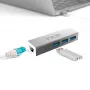 INCA IUSB-03TX USB 3.0 to Gigabit Ethernet Adapter with USB-C Adapter, 1000Mbps, Black