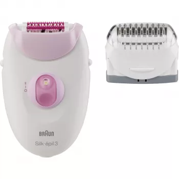 Braun Silk-epil 3 SE3-031 Epilator White/Pink