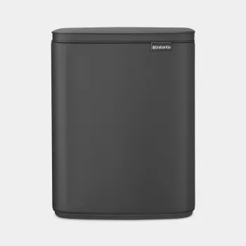 Brabantia BO Trash Bin 12 Liter Matte Infinite Grey