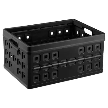 Helit Klappbox Square H6180295 46L Collapsible Storage Box Grey/Black