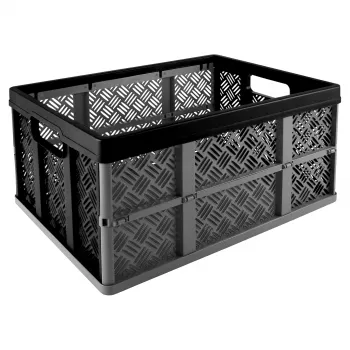 Helit Klappbox Basic H6180495 32L Collapsible Storage Box Black/Grey