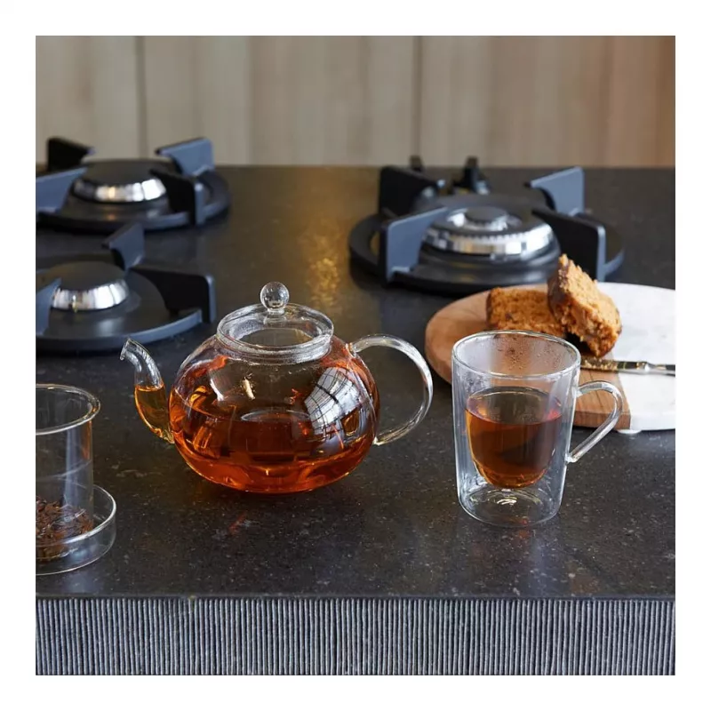 Bredemeijer Verona Teapot 1.0L Glass with Tea Filter 1465