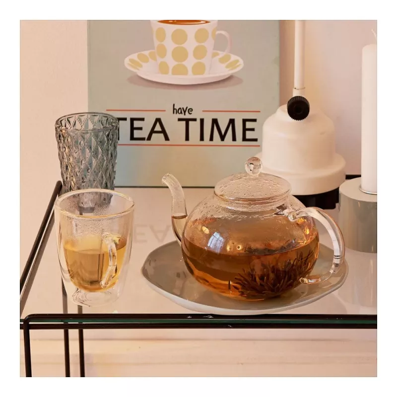 Bredemeijer Verona Teapot 1.0L Glass with Tea Filter 1465