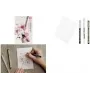 Sakura Cherry Blossom Drawing Pen Set Black 6 Pieces