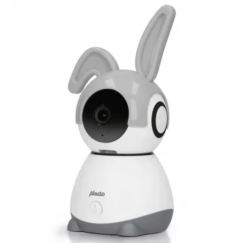 Alecto SMARTBABY10 Wi-Fi Baby Monitor with Camera, White/Grey