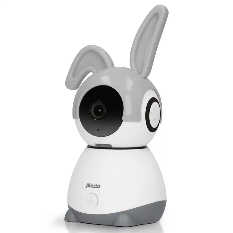 Alecto SMARTBABY10 Wi-Fi Baby Monitor with Camera, White/Grey
