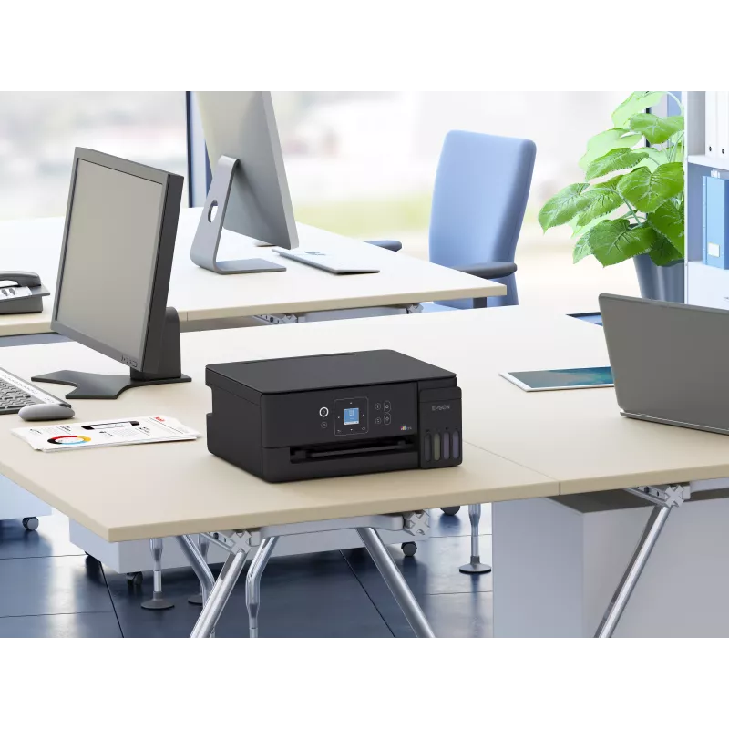 Epson EcoTank L3361 Multifunction Inkjet Printer - Colour - A4 - 33 ppm (Draft) - Wi-Fi - USB - Black
