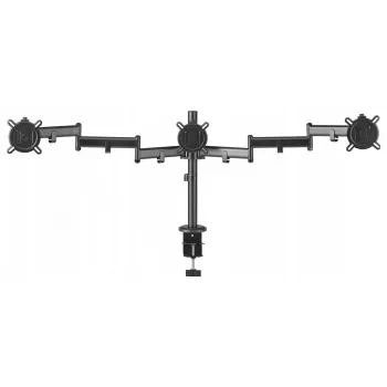 One For All DM2310 Single Monitor Desk Mount for 13-27 inch Screens, 8 kg Capacity, VESA 75x75/100x100, Black