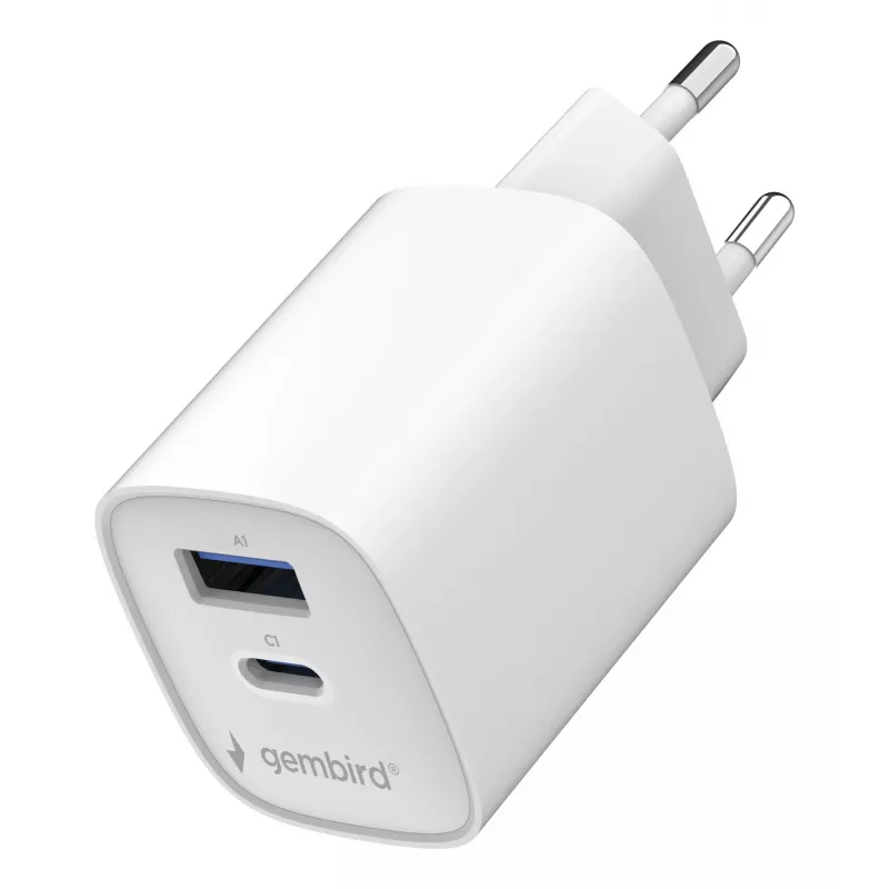 Gembird TA-UC-1A1C-PD45-01-W 45W USB-C PD Wall Charger White