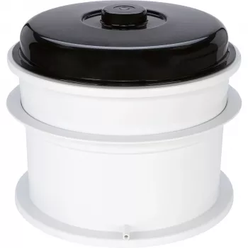 WECK Juicer Kombi-Set Electric Preserving Cooker with Steam Juicer, 29L, 1800W, Stainless Steel