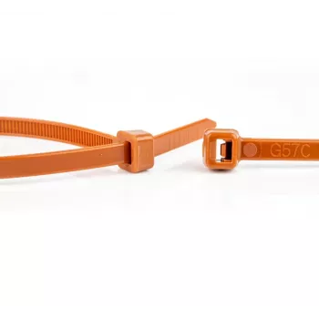 WKK Plastic Cable Tie Brown 300x4.8mm 100 pcs
