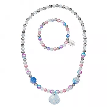 Souza! Cleo Shell Bead Necklace and Bracelet Set for Girls