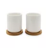 Bredemeijer Duet 1x2 Tea Mug Set 200ml with Bamboo Coasters 142013