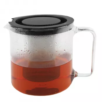Bredemeijer Emma Teapot 1.3L Borosilicate Glass with Stainless Steel Tea Filter 165030