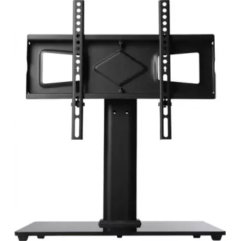 Philips ASSW600 Universal Steel/Glass TV Table Stand for 32-58 inch TVs, Black