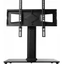 Philips ASSW600 Universal Steel/Glass TV Table Stand for 32-58 inch TVs, Black