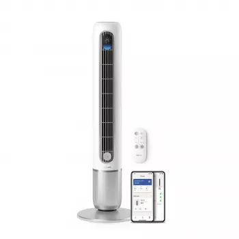 Philips CX7550/00 7000 Series Tower Fan with App Control, White