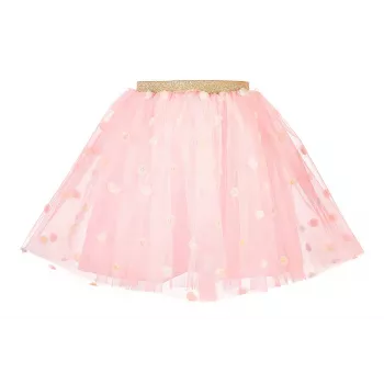 Souza! Emi Floral Tulle Tutu Skirt for Girls, Pink, 3-5 Years