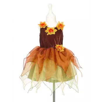 Souza! Sabrina Witch Costume Dress with Tulle Skirt and Hat for Girls 5-7 Years