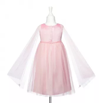 Souza! Princess Fairy Costume Dress Silvianne Pink Tulle Long Sleeves 8-10 Years