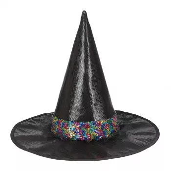 Souza! Agatha Witch Hat for Children 4-10 Years Black