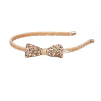 Souza! Francis Gold Bow with Sequins Headband for Children