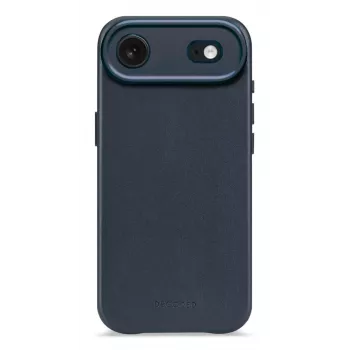 Decoded Leather Backcover for iPhone 17 Air with MagSafe - Navy Shadow