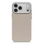 Decoded Leather Back Cover for iPhone 17 Pro Max MagSafe Compatible Solid Clay