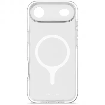Decoded DropTec Transparent Back Cover for iPhone 17 Air, White Frame