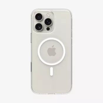 Spigen Thin Fit T Mag MagSafe Case for iPhone 16 Pro, Clear/White
