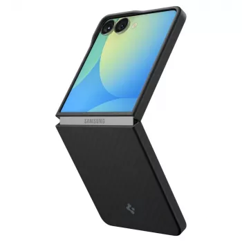 Spigen AirSkin Aramid Case for Samsung Galaxy Z Flip 7, Black