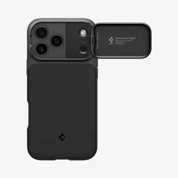 SPIGEN Optik Armor Mag MagSafe Case for Apple iPhone 18 Pro Max, Black