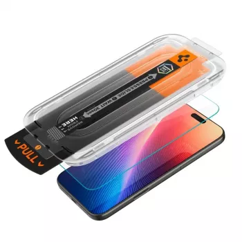Spigen GLAS.TR EZ Fit Pro Tempered Glass Screen Protector for Apple iPhone 16 Pro Max / 17 Pro Max, Transparent, 2 Pack