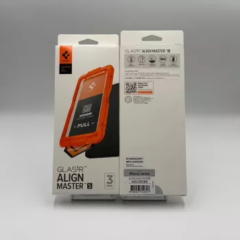 Spigen ALM GLAS.TR SLIM Tempered Glass Screen Protector for Apple iPhone 17 Pro Max (3-Pack, Clear)