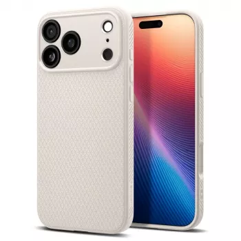 Spigen Liquid Air iPhone 17 Pro Case Natural Titanium