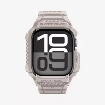SPIGEN RUGGED ARMOR PRO V2 APPLE WATCH 10/11 (42 MM) DUNE BEIGE