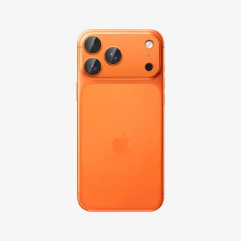 Spigen Optik Pro XL GLAS.TR EZ FIT Camera Protector for Apple iPhone 17 Pro Orange