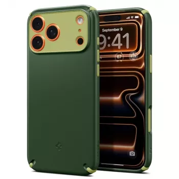 SPIGEN Nano Pop Hybrid Mag MagSafe Case for Apple iPhone 17 Pro, Avocado Green