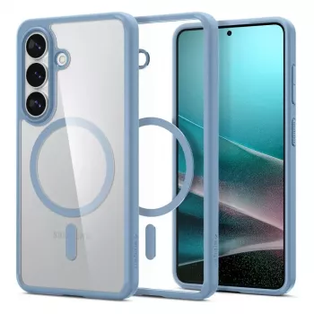Spigen Ultra Hybrid Mag MagSafe Case for Samsung Galaxy S26+ - Crystal Clear Blue