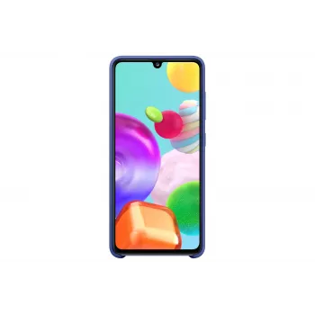 Samsung Galaxy A41 Silicone Cover Case Blue