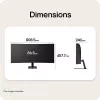 LG 34U601B-B.AEUQ 34-inch UltraWide WQHD 1800R Curved IPS Monitor, 120Hz, HDR10, AMD FreeSync Premium