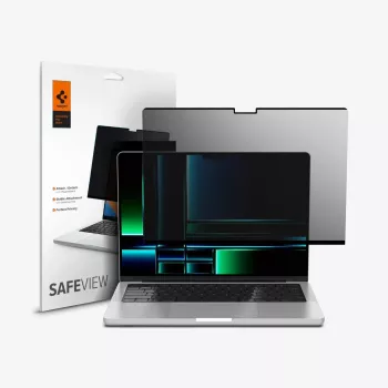 Spigen Safe View Privacy Screen Filter for MacBook Pro 14-inch (2021-2026)