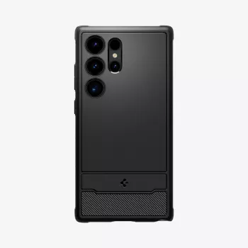 Spigen Rugged Armor Case for Samsung Galaxy S24 Ultra - Matte Black