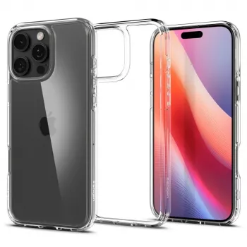 Spigen Ultra Hybrid Crystal Clear Case for Apple iPhone 16 Pro, ACS08121